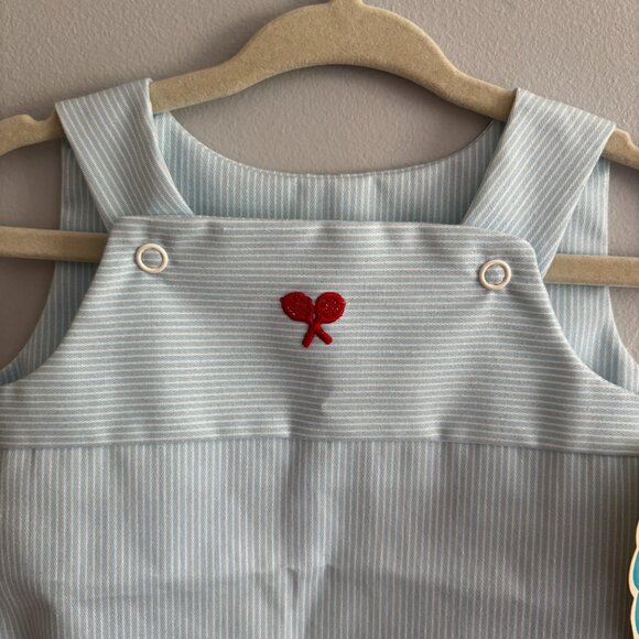 Baby Bliss Tennis Bubble Romper Paper Tag Deadstock Vintage NWT 3M - Picture 3 of 6